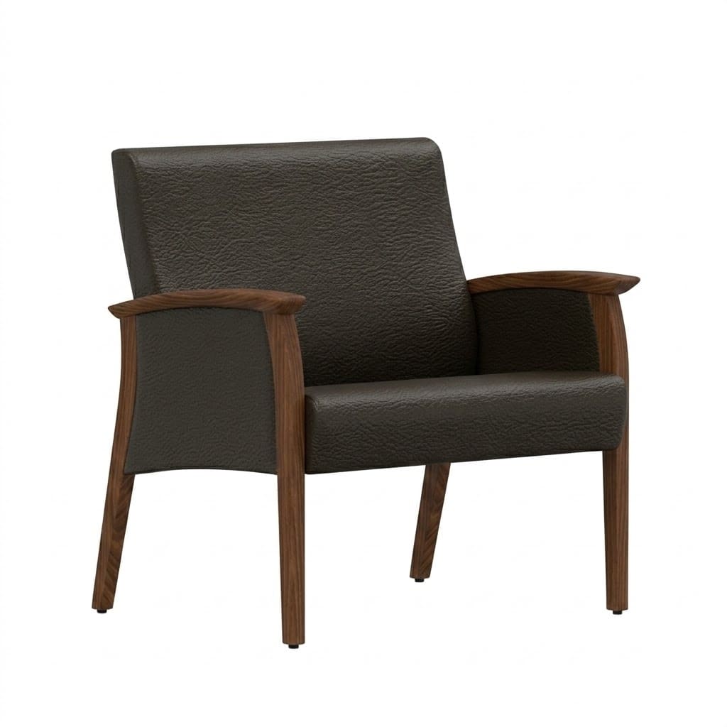 Bariatric seat high espresso