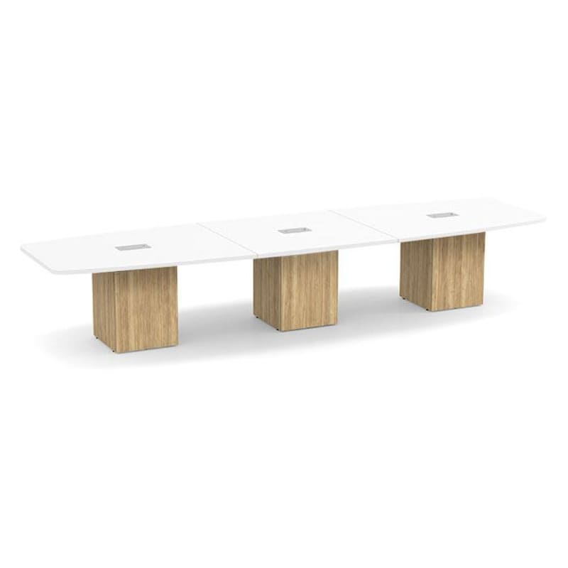 Boat shape white top aspen base 3