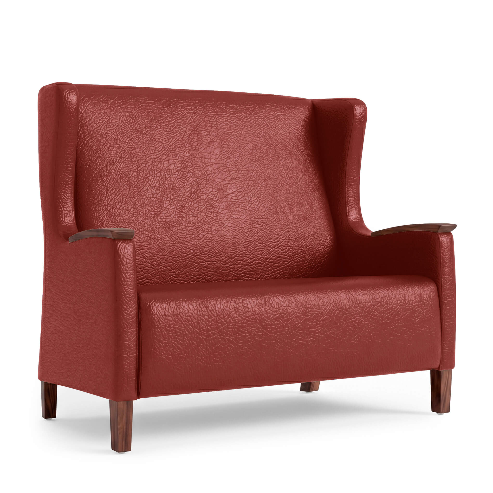 Curaform wingback two seat red barn