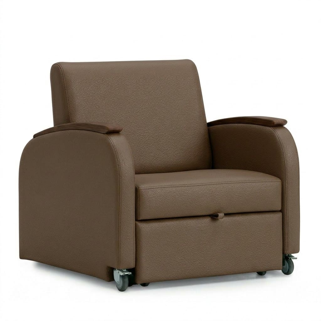 Sleeper chair chocolate 3