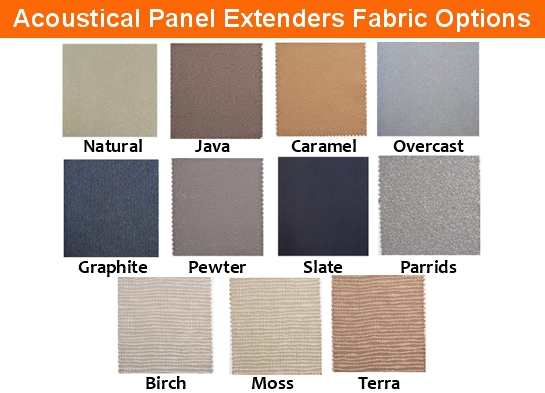 Acoustical fabric color options 12H