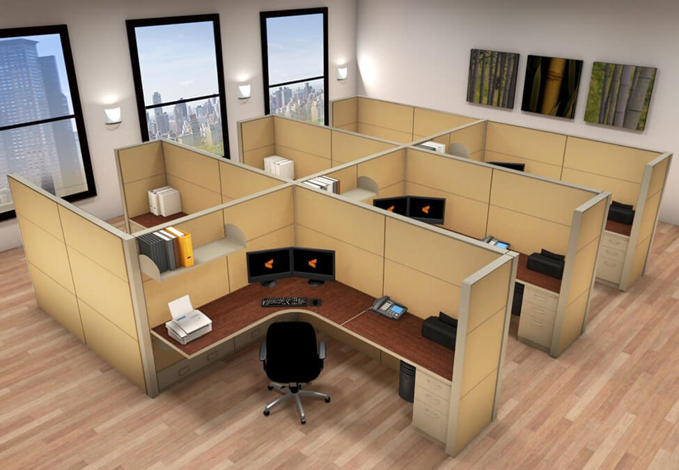 Cubicle systems matrix tiles 6x8x66 group