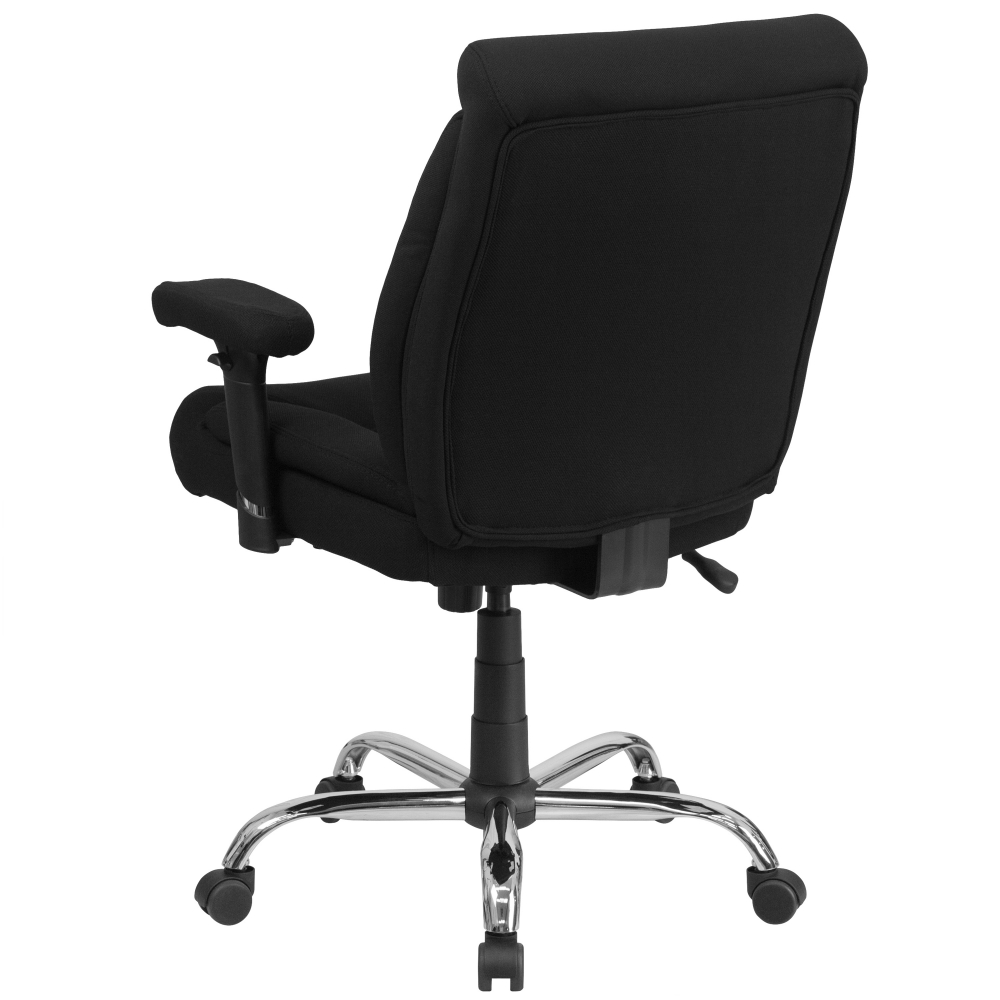 Heavy duty computer chair rear view