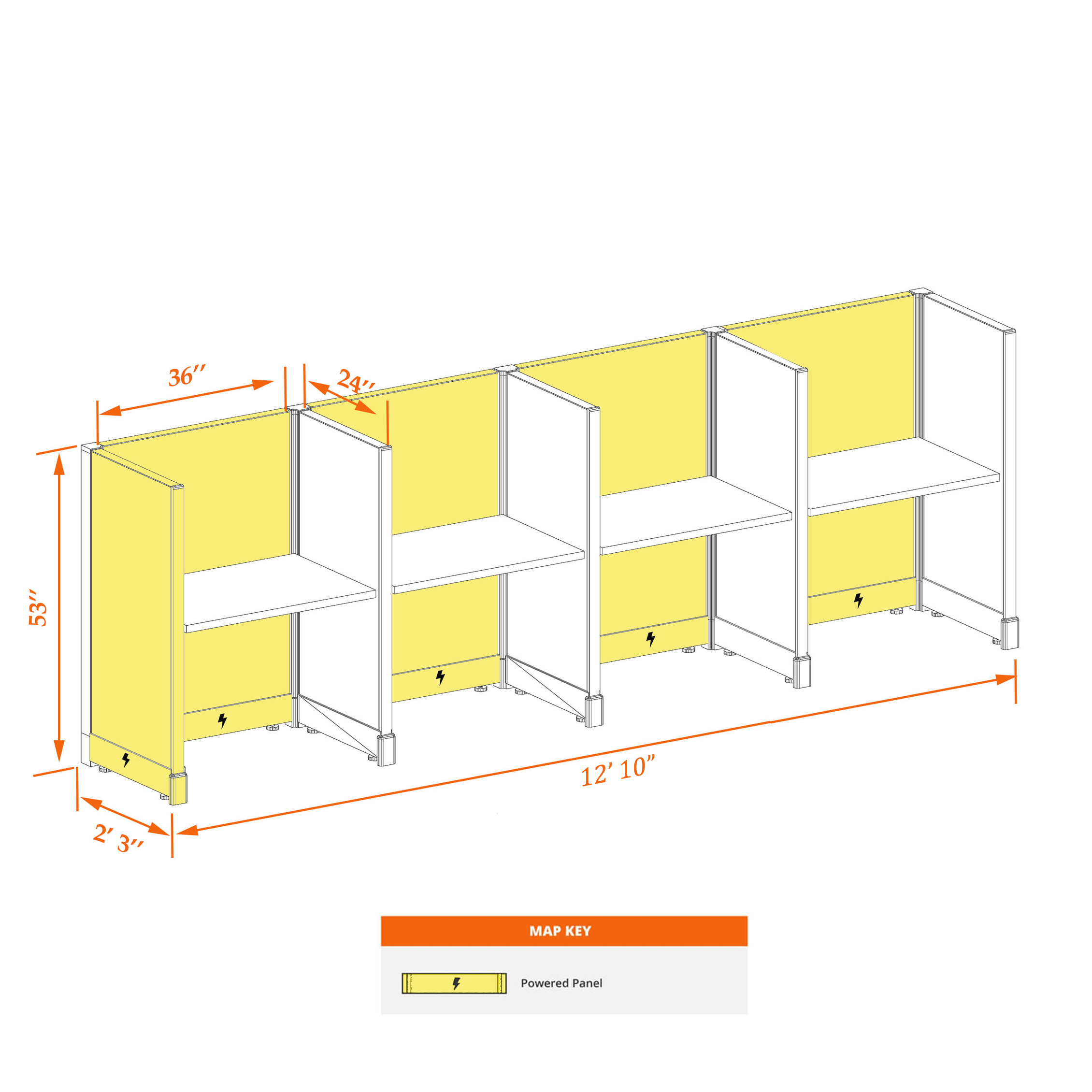 Hotelling station 53HP 23 4PI 1