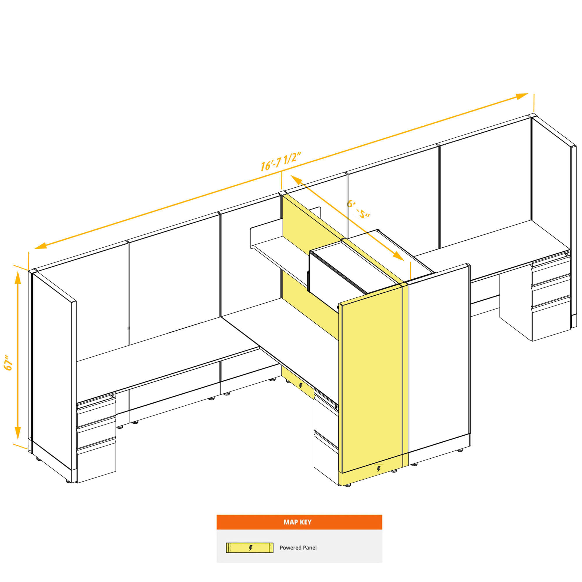 Modular furniture CUB 2a 67 P 68 PSO 1