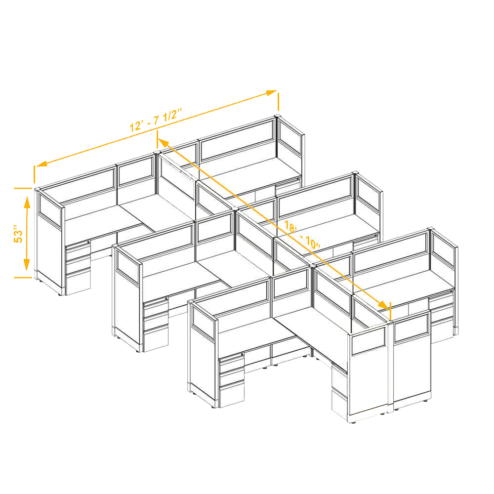 Modular furniture CUB 6 53 66 G PSO