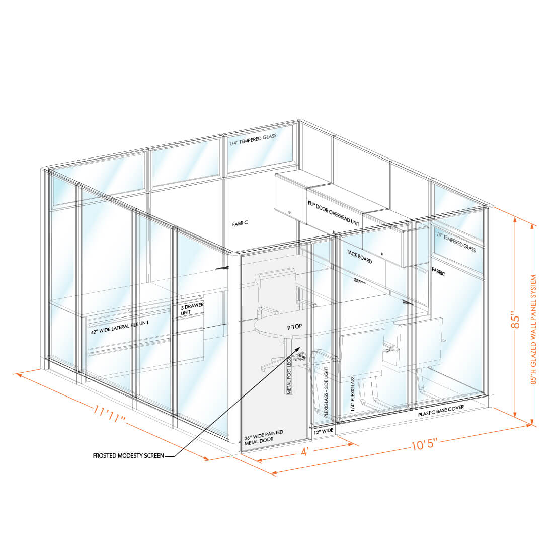 MOW SF O7 10X116X85H 3D