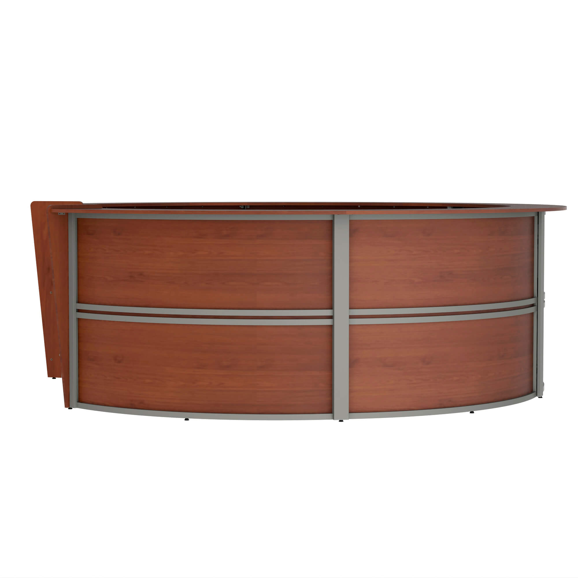 Li1 round reception desk lateral 1 2 3