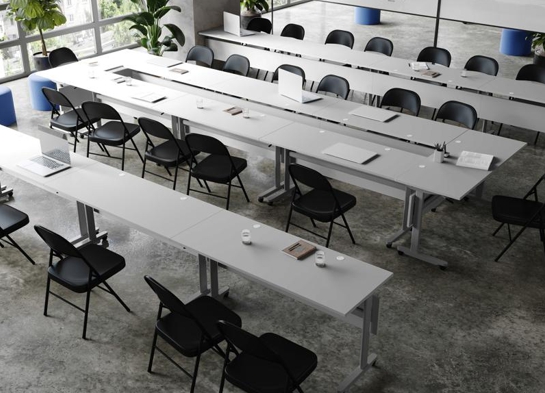 Training table with t leg 5x2 gray 3 Training table with t leg 5x2 gray 3