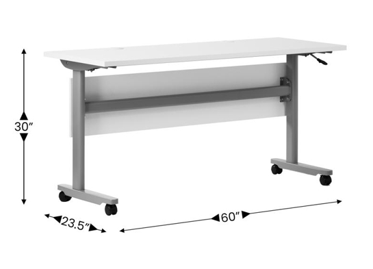 Training table with t leg 5x2 white grey 6 Training table with t leg 5x2 white grey 6