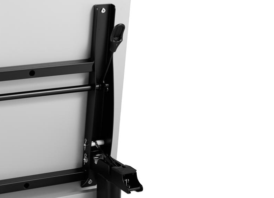 Training table with t leg 6x2 gray black 13