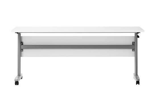 Training table with t leg 6x2 white gray 10 Training table with t leg 6x2 white gray 10