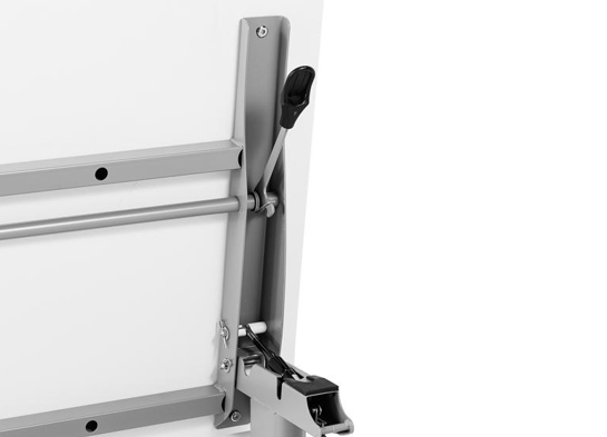 Training table with t leg 6x2 white gray 13 Training table with t leg 6x2 white gray 13