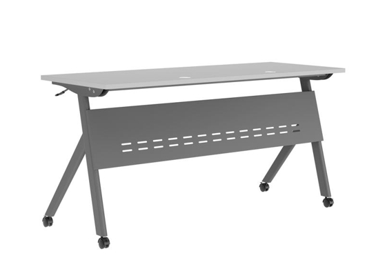 Training table with x leg 5x2 gray 4 Training table with x leg 5x2 gray 4
