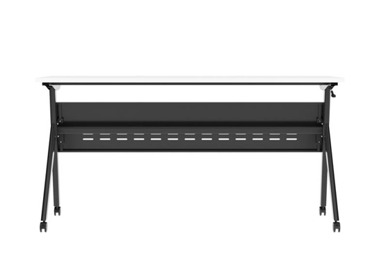 Training table with x leg 5x2 white black 10 Training table with x leg 5x2 white black 10