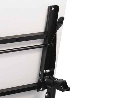Training table with x leg 5x2 white black 13 Training table with x leg 5x2 white black 13