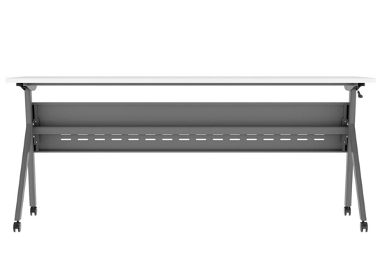 Training table with x leg 6x2 white gray 10 Training table with x leg 6x2 white gray 10