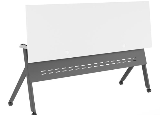 Training table with x leg 6x2 white gray 7 Training table with x leg 6x2 white gray 7