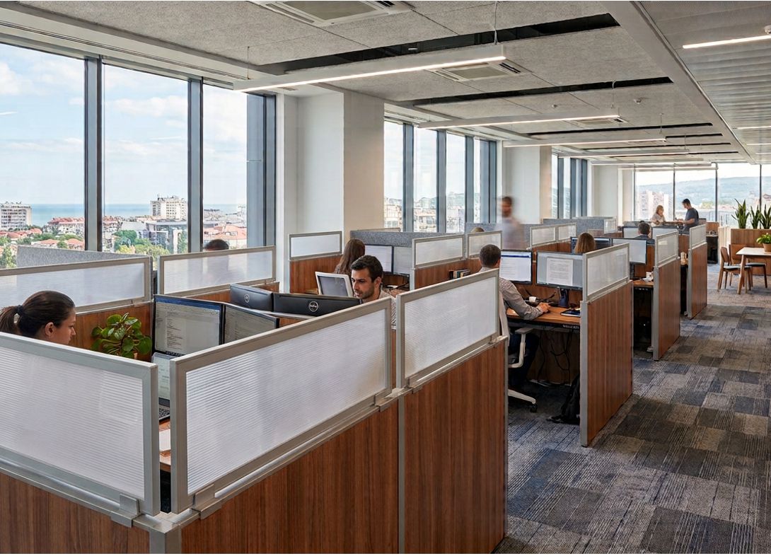 Translucent polycarbonate cubicle wall extender PAT18H Translucent polycarbonate cubicle wall extender PAT18H