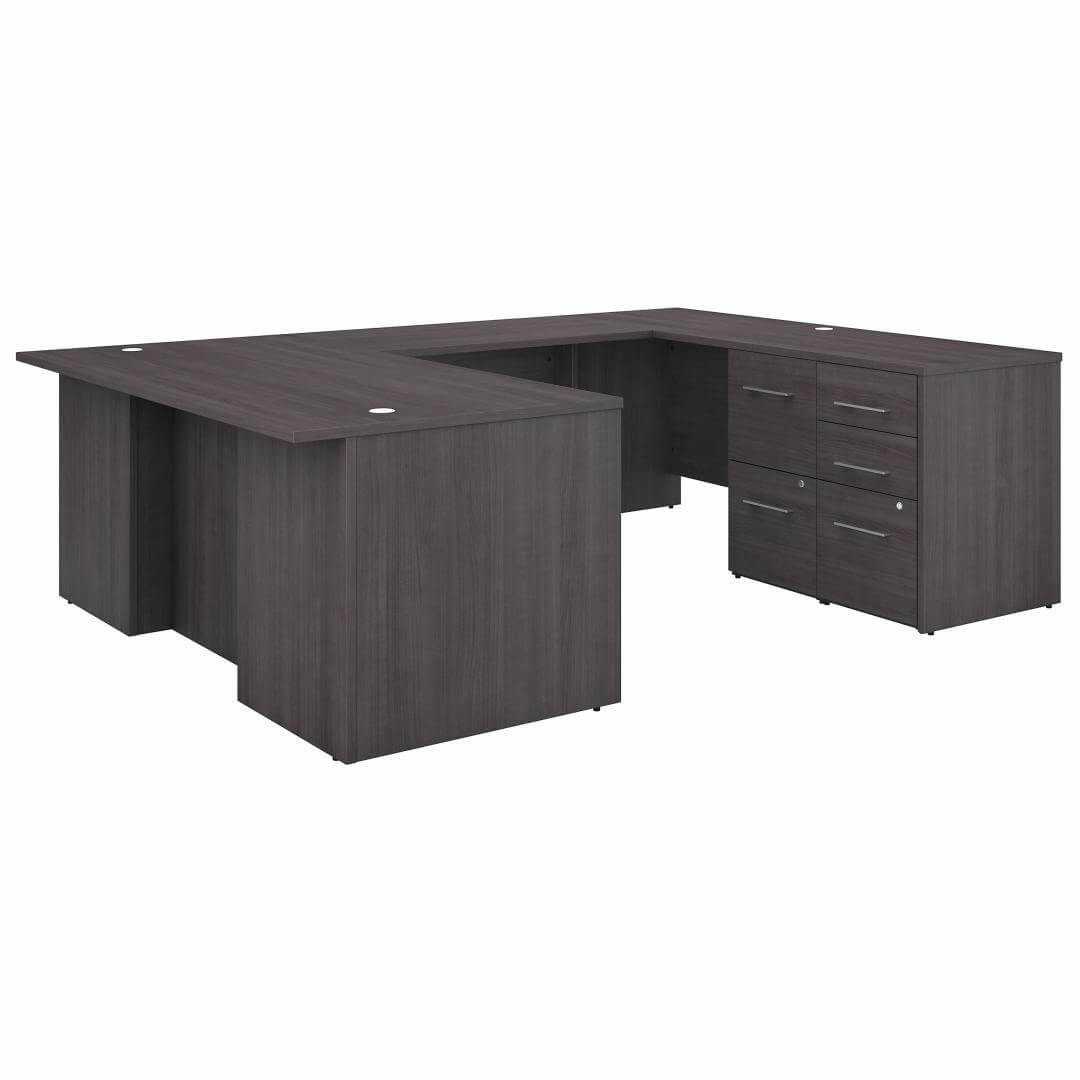 U shaped office desk CUB OF5002SGSU FBB